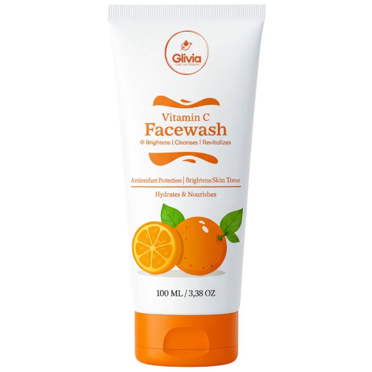 Glivia Oily Skin Face Wash Man and Women Cleanser Facewash Men For Dry Combination Acne Prone Oil Control Serum Acne Face Wash Woman and Pimple Scrub Care Detan Tan Vitamin C Facewash For Oily Skin